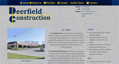 Desktop Screenshot of deerfieldconstruction.com